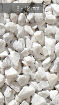GRAVIER 8/12 BIANCO CARRARA